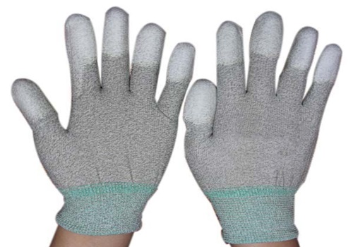 ถุงมือท็อปฟิต Esd grey top fit gloves